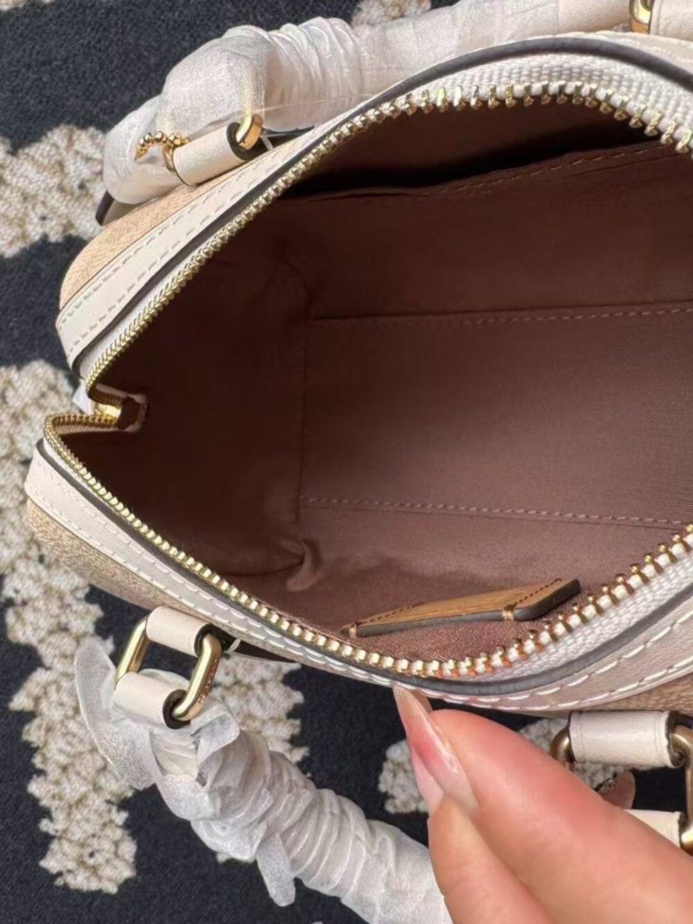 COACH Mini Rowan Mini Boston Bag - Picture 6 of 9